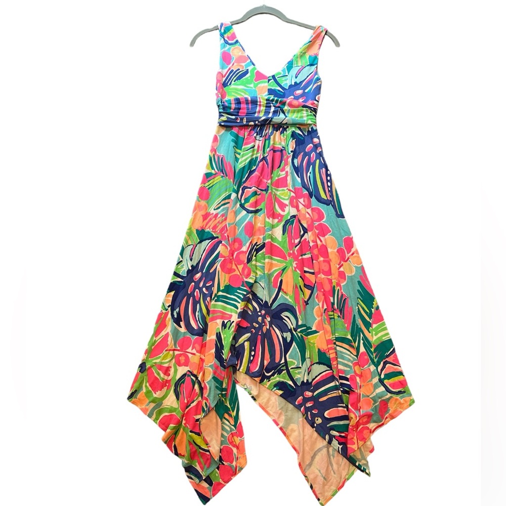 Lilly Pulitzer Sloane Midi Asymmetrical Dress‎ - Picture 3 of 9
